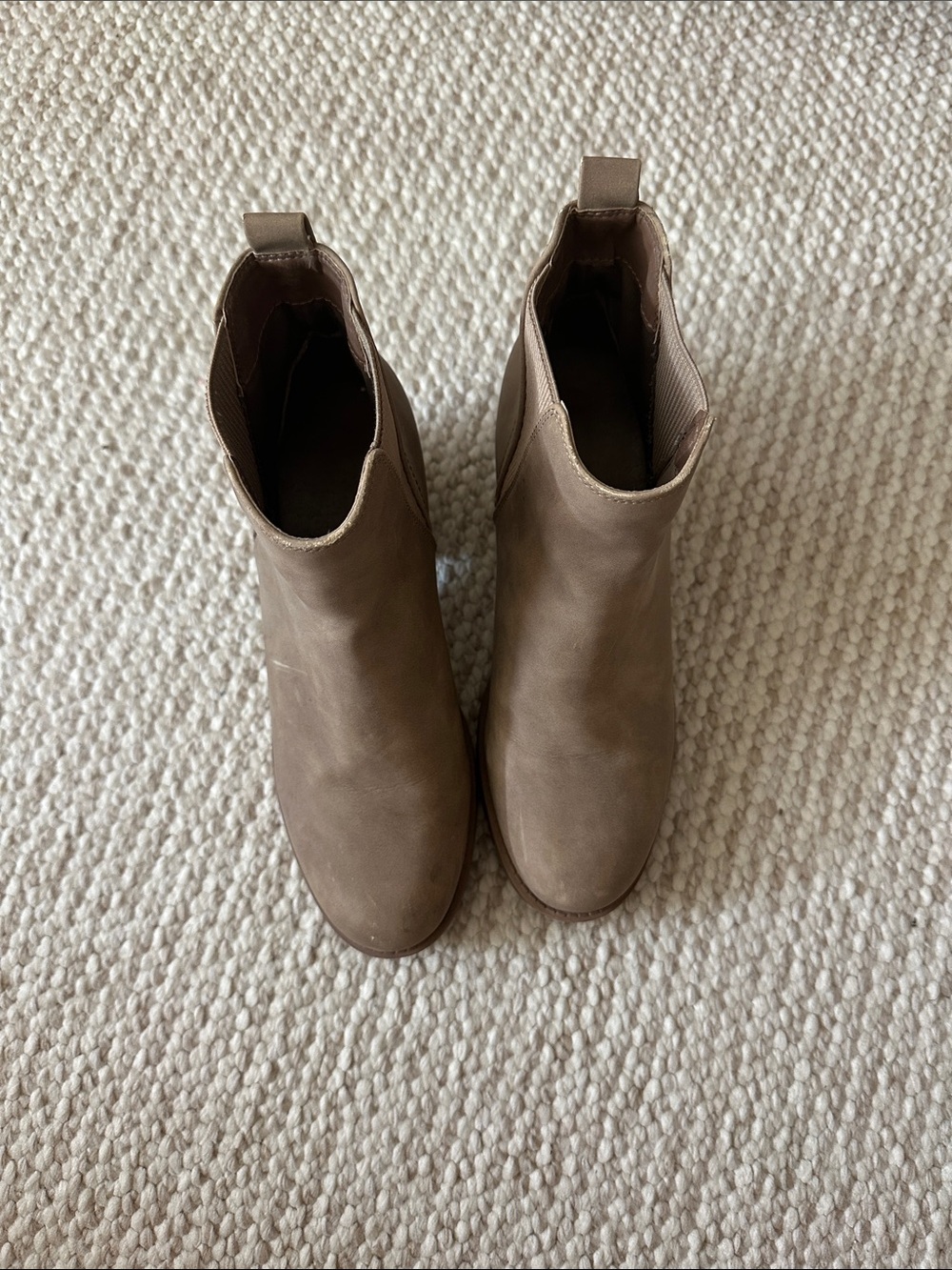 Women's Neutral Taupe Chelsea Booties